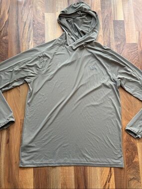 Eddie Bauer Men's Hooded Performance Top - Taupe Size M